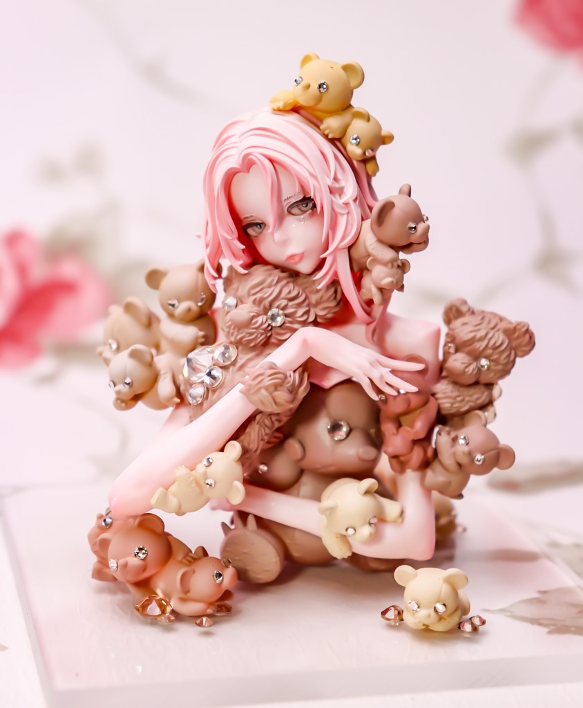 くまくまくま、ちゃ、いちぶのかたち / 塗装済み完成品