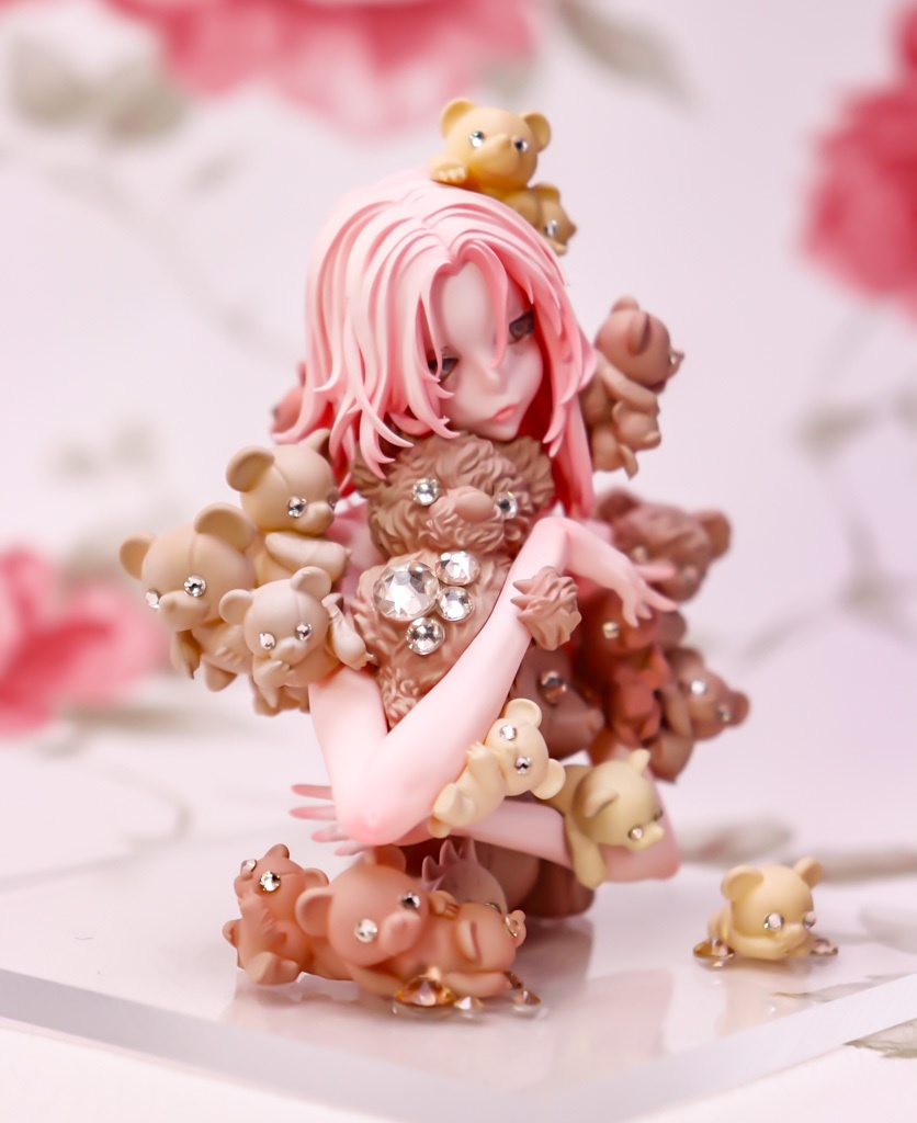 くまくまくま、ちゃ、いちぶのかたち / 塗装済み完成品