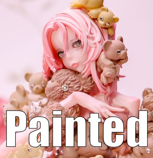 くまくまくま、ちゃ、いちぶのかたち / 塗装済み完成品