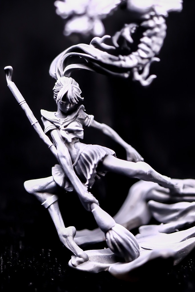 『辰 / Calligraphy Performance』STL file for 3D printing