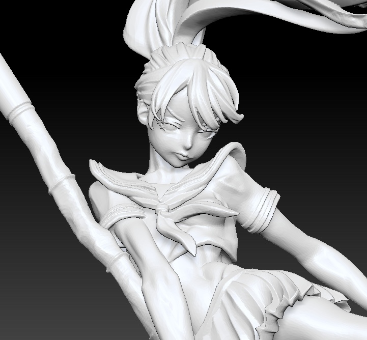 『辰 / Calligraphy Performance』STL file for 3D printing