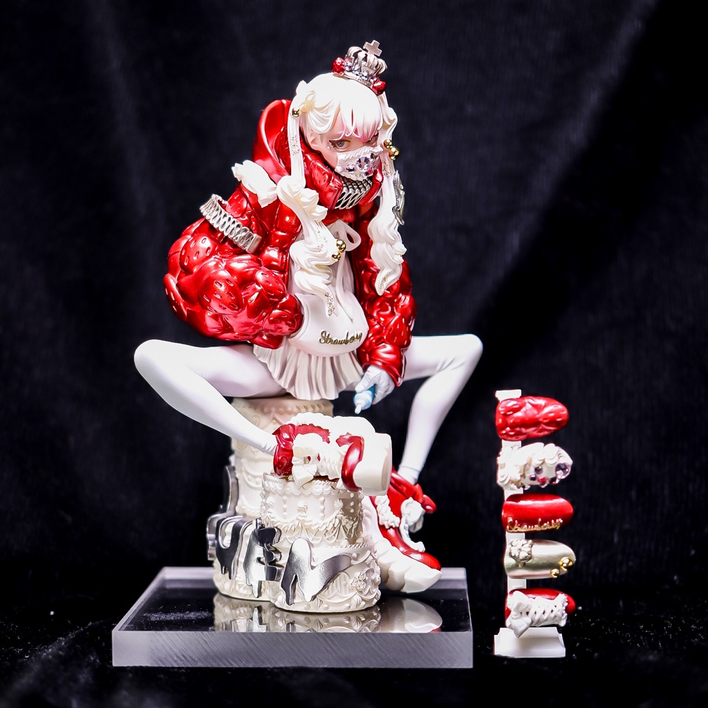 いちご、もこもこ、ぜんぶのかたち / 塗装済み完成品