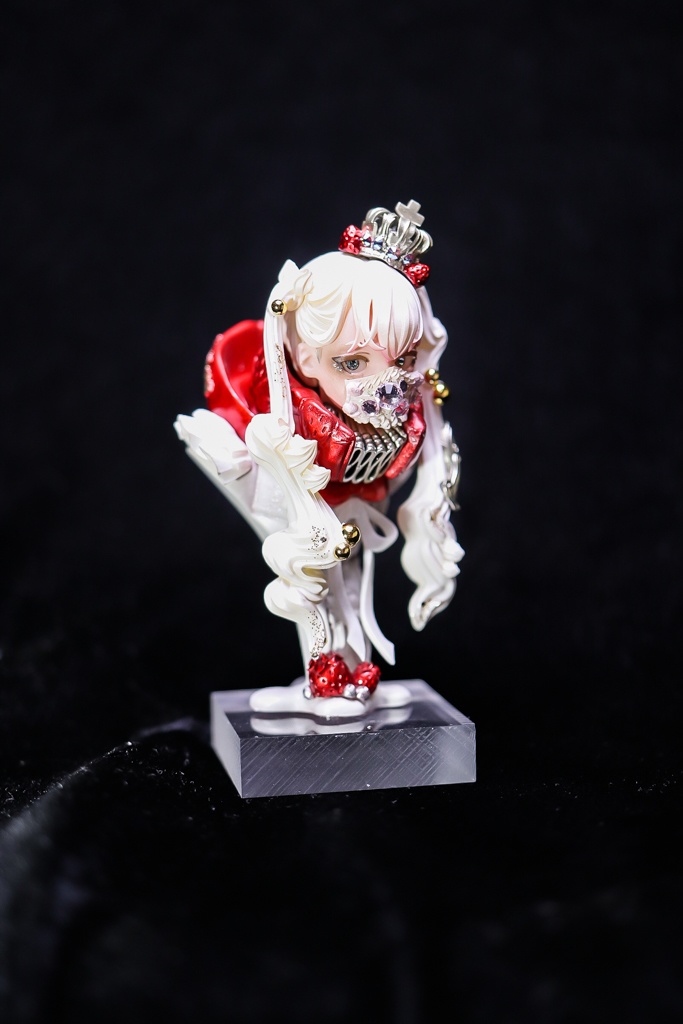 いちご、もこもこ、いちぶのかたち / 塗装済み完成品