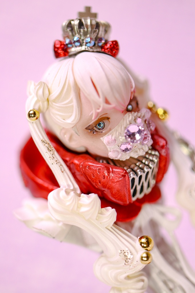 いちご、もこもこ、いちぶのかたち / 塗装済み完成品