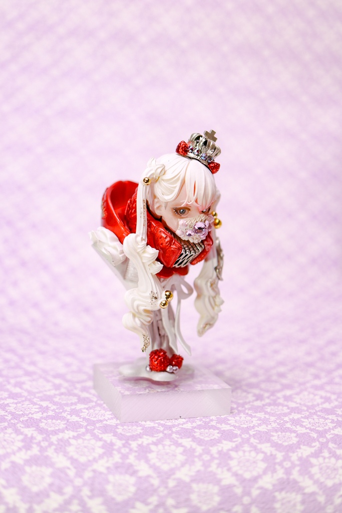 いちご、もこもこ、いちぶのかたち / 塗装済み完成品