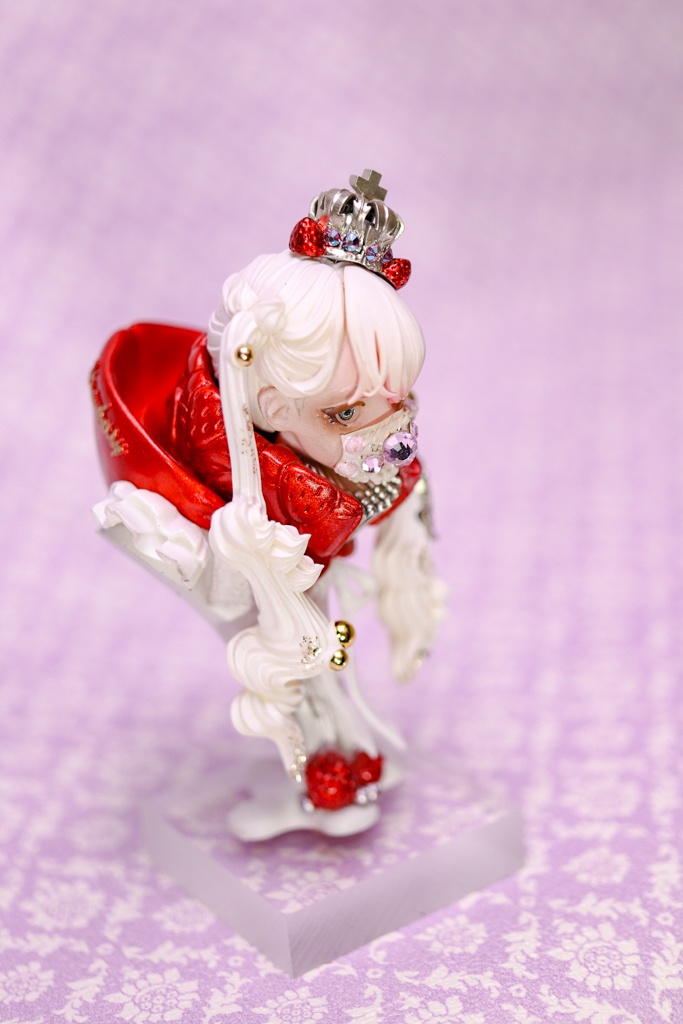 いちご、もこもこ、いちぶのかたち / 塗装済み完成品