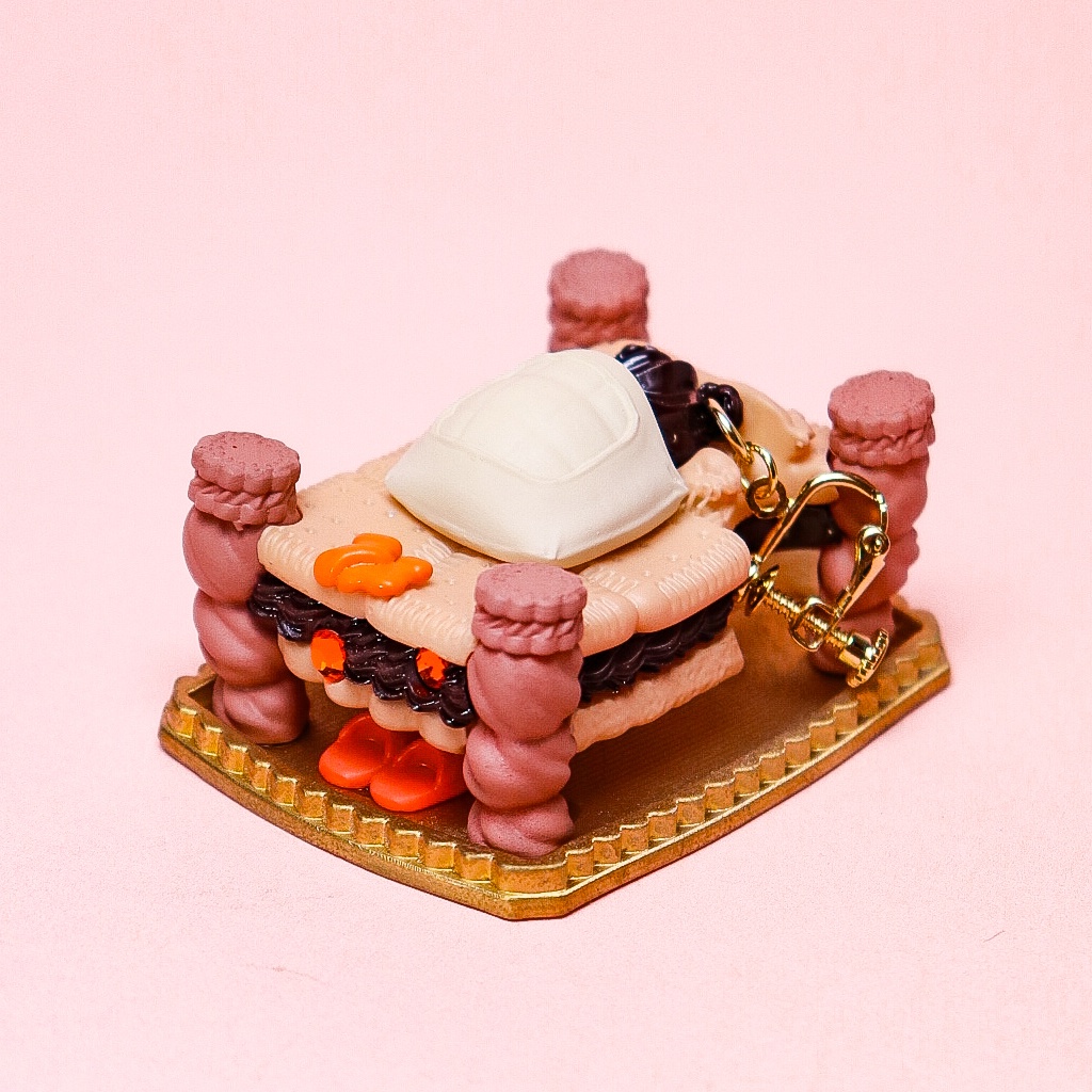 【甘甘 CORE】クリームベア ピアス&専用ジオラマ / Milk Cream・Chocolate Cream
