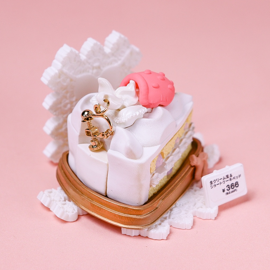 【甘甘 CORE】クリームラビット ピアス&専用ジオラマ / Milk Cream・Chocolate Cream
