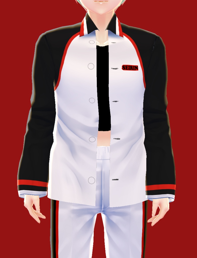 Vroid - 黒子のバスケ 誠凛高校バーシティジャケット+パンツ