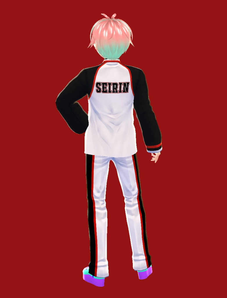 Vroid - 黒子のバスケ 誠凛高校バーシティジャケット+パンツ