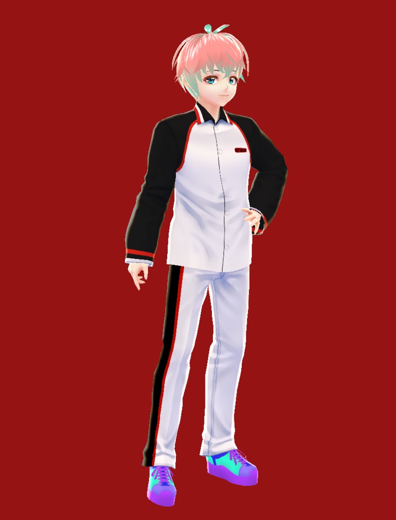 Vroid - 黒子のバスケ 誠凛高校バーシティジャケット+パンツ