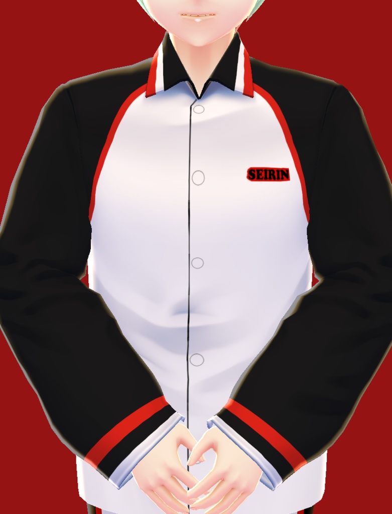 Vroid - 黒子のバスケ 誠凛高校バーシティジャケット+パンツ