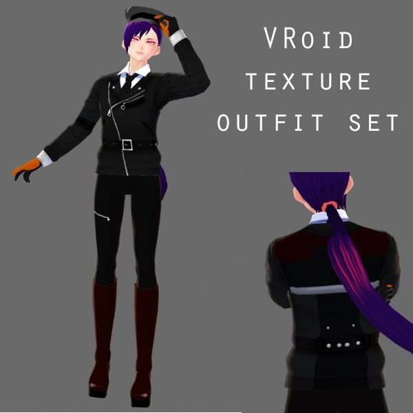 VRoid Texture - Conqueror outfit set - Hannya - BOOTH