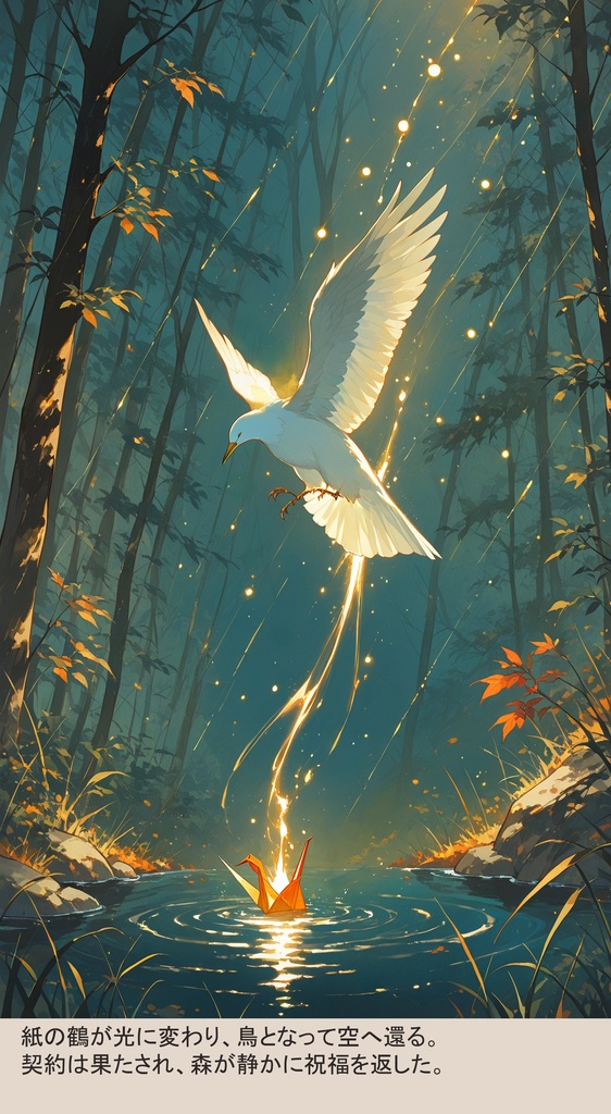 森の契約更新譚|ビジュアル詩 全15カット(PDF+画像セット)Asunaro Works