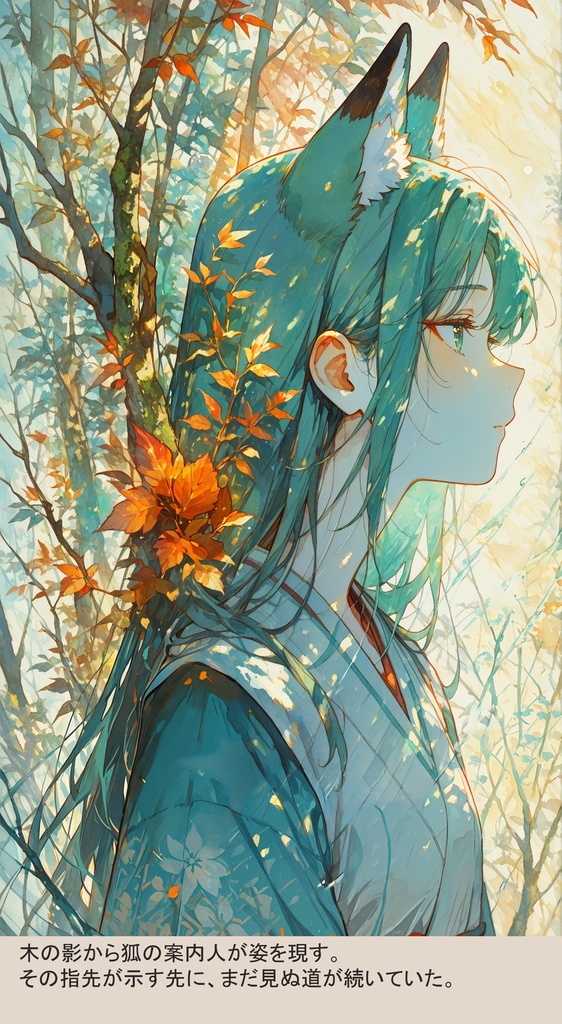 森の契約更新譚|ビジュアル詩 全15カット(PDF+画像セット)Asunaro Works