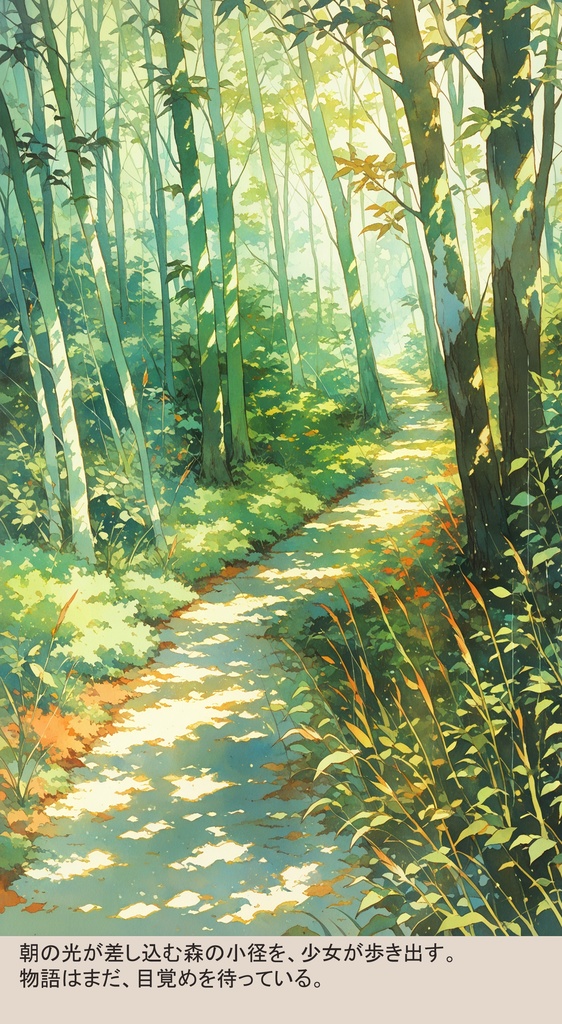 森の契約更新譚|ビジュアル詩 全15カット(PDF+画像セット)Asunaro Works