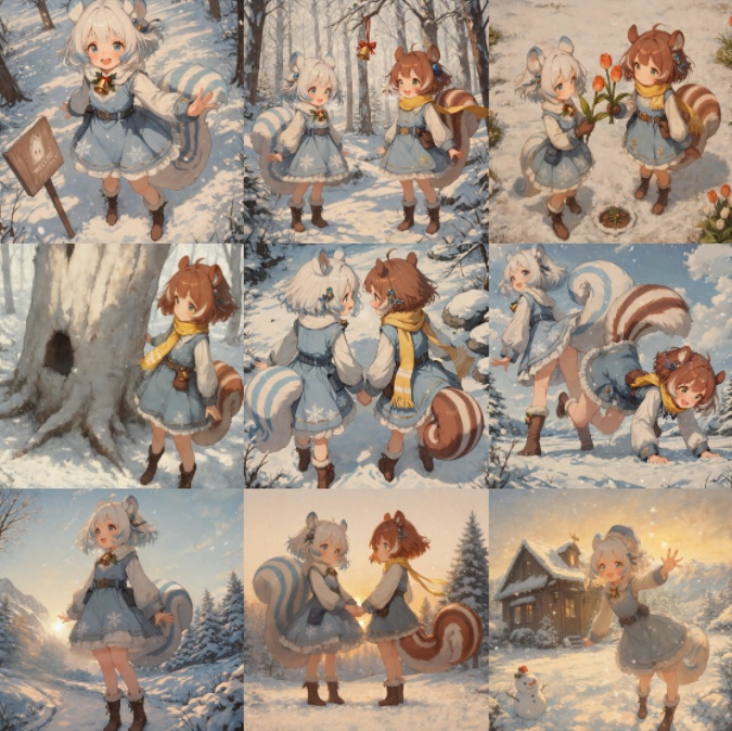 リス子|キャラクターストーリーボード資料集