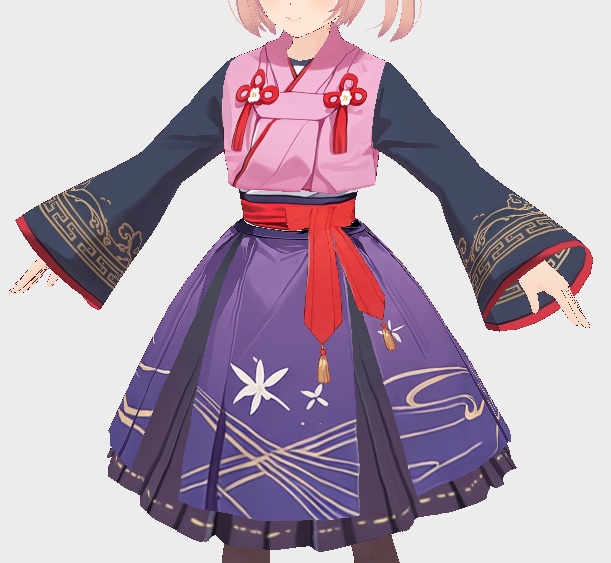 🌸 VRoid用衣装 『和モダン・花波セット』 / VRoid Outfit "Wa-Modern Hananami Set" 🌸