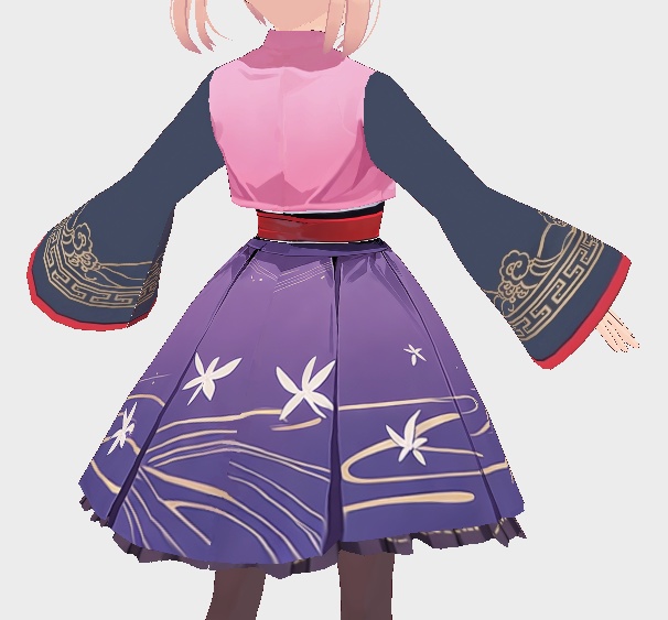 🌸 VRoid用衣装 『和モダン・花波セット』 / VRoid Outfit "Wa-Modern Hananami Set" 🌸