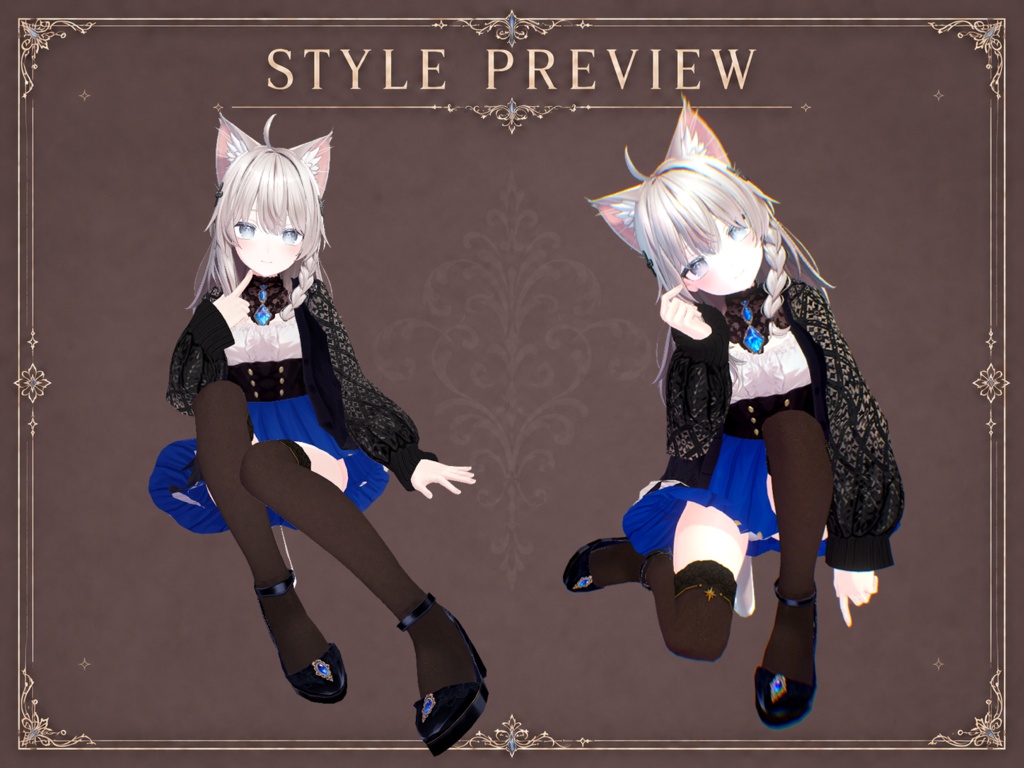 Midnight Sapphire Classical Outfit for SHINANO