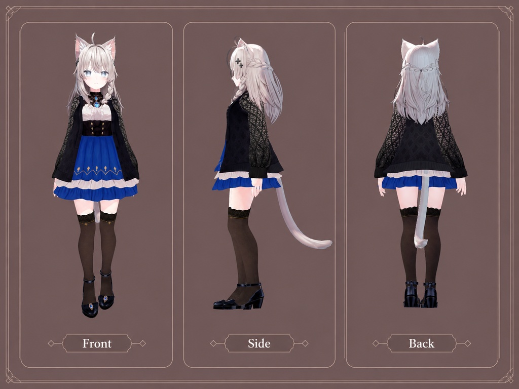 Midnight Sapphire Classical Outfit for SHINANO