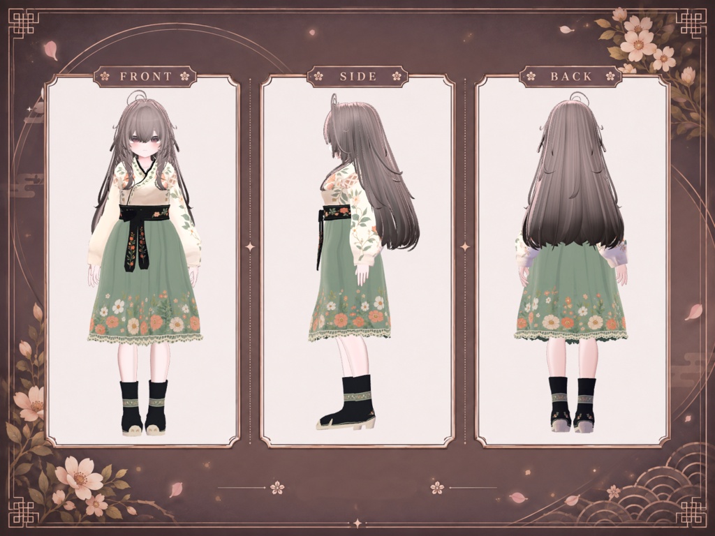 Hanagasumi Classical Outfit for SHINANO / KAGUYA