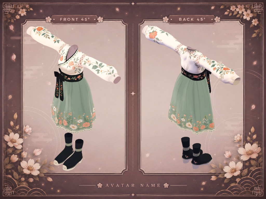 Hanagasumi Classical Outfit for SHINANO / KAGUYA