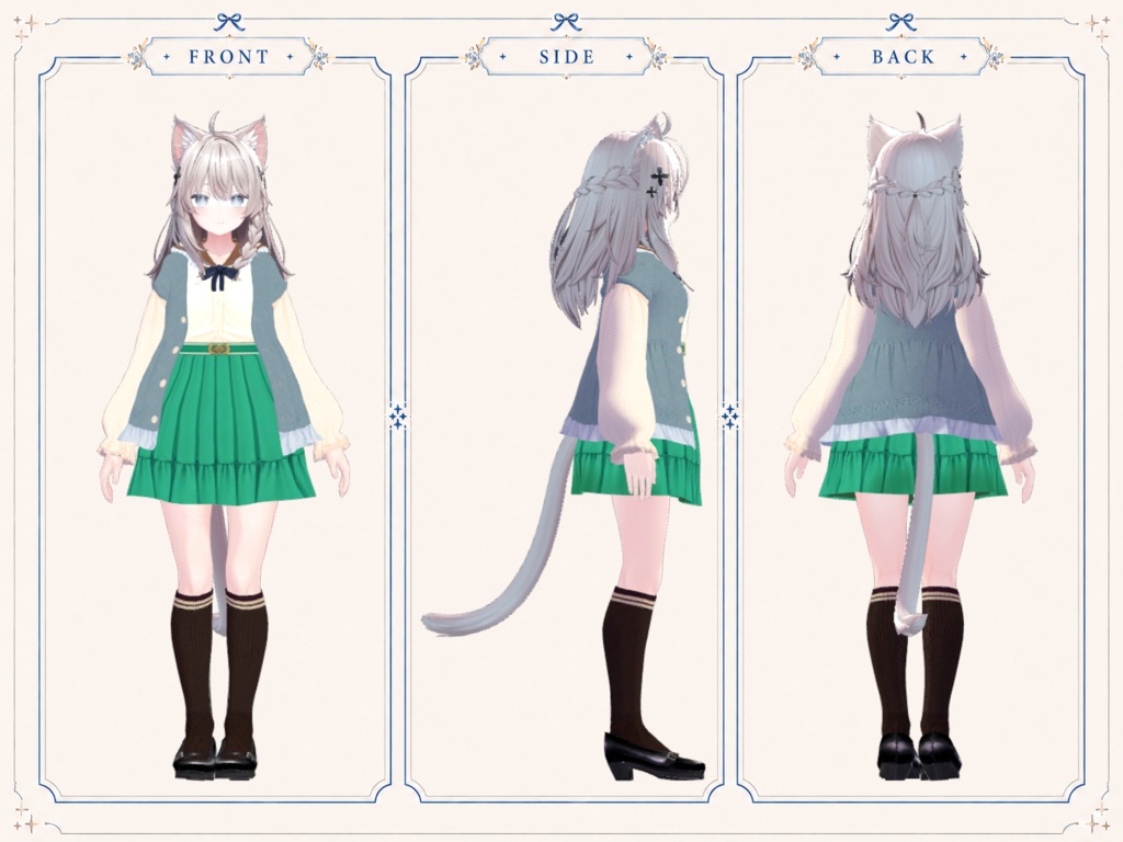Mint Garden Cardigan【しなの・輝夜対応】