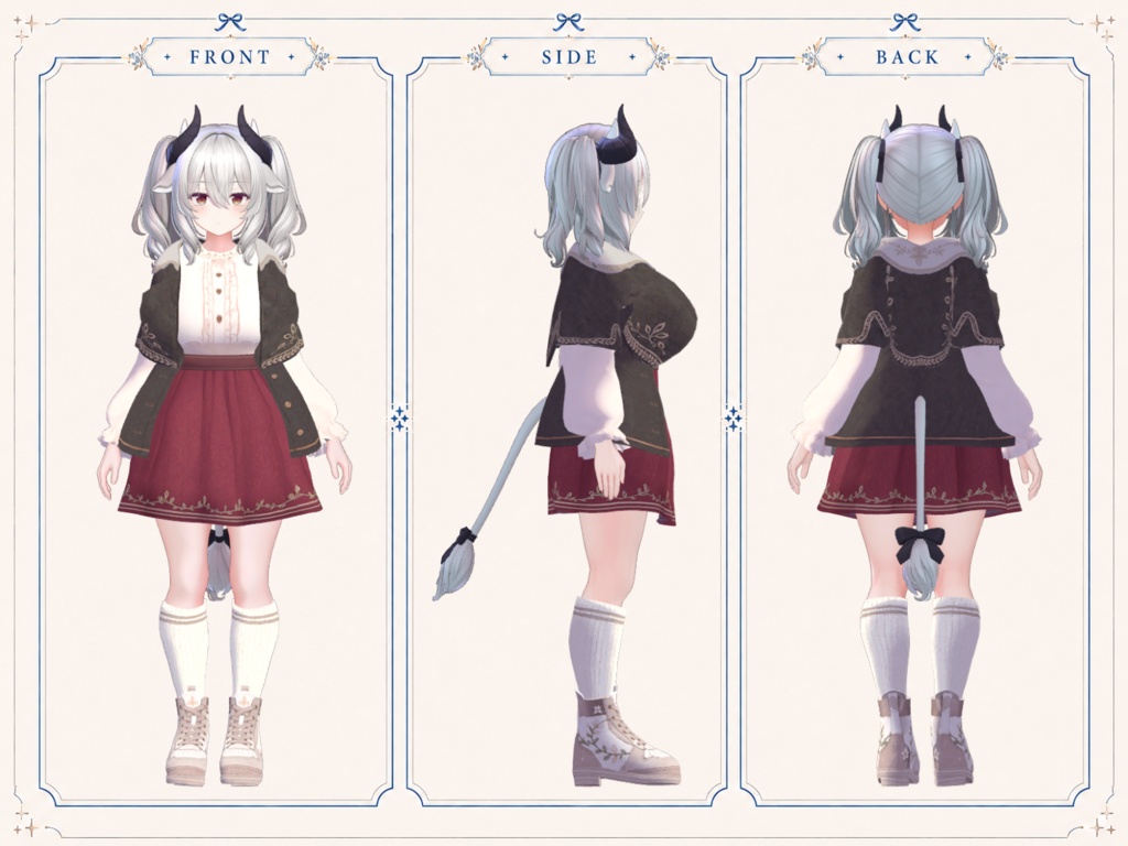 Botanical Academy Cape Outfit【4アバター対応 】