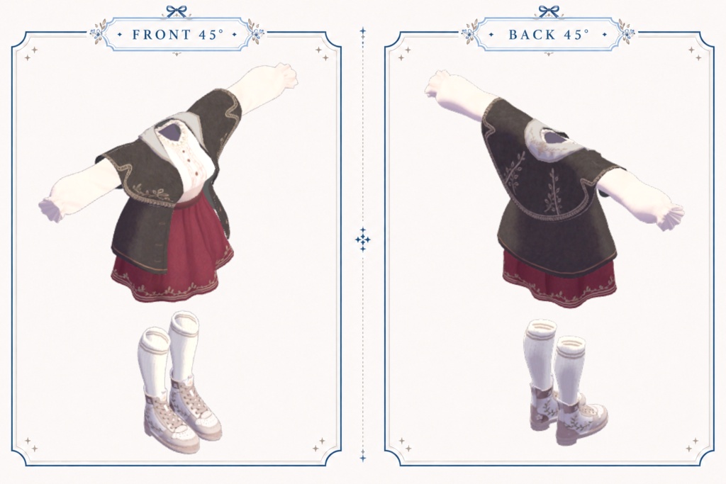 Botanical Academy Cape Outfit