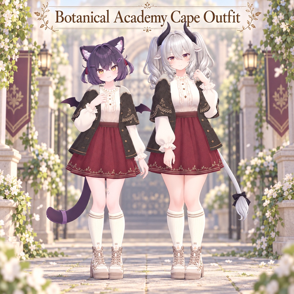 Botanical Academy Cape Outfit【4アバター対応 】