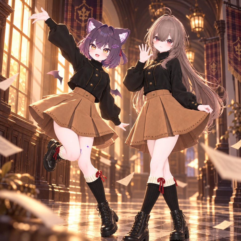 Noir Caramel Academy Outfit【しなの・輝夜・ショコラ対応 】