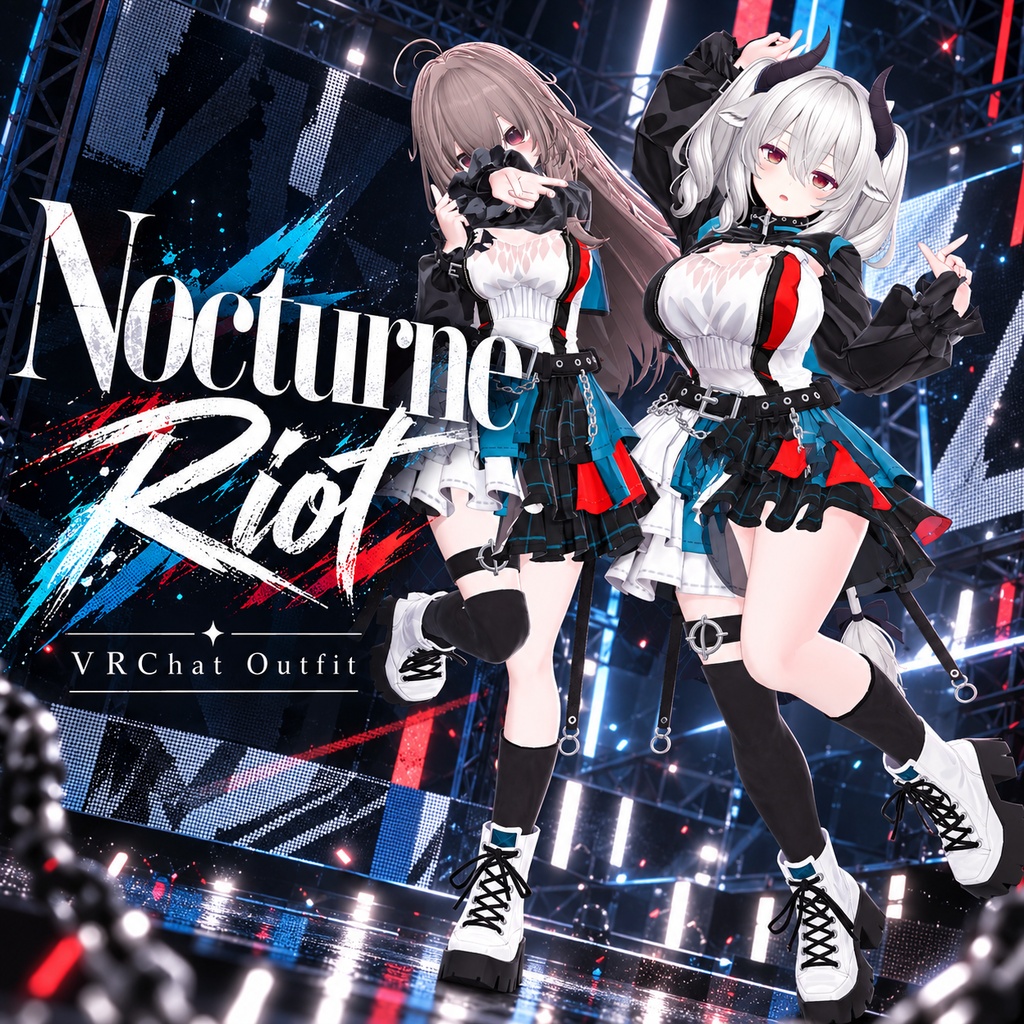 Nocturne Riot Outfit【しなの・輝夜・ショコラ・ミルティナ対応 】