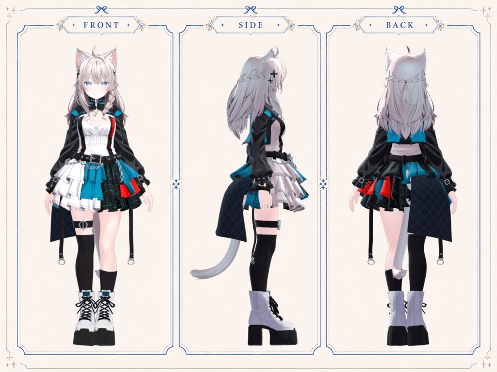 Nocturne Riot Outfit【しなの・輝夜・ショコラ・ミルティナ対応 】