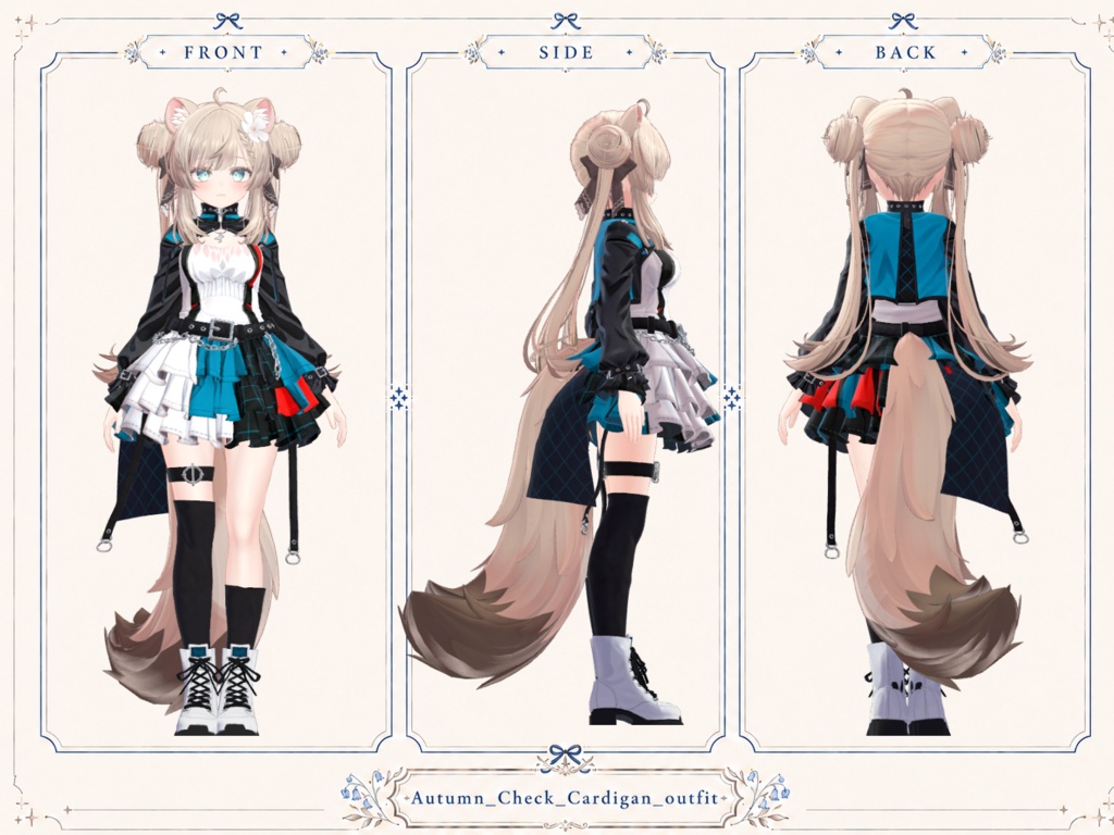 Nocturne Riot Outfit【6アバター対応 】