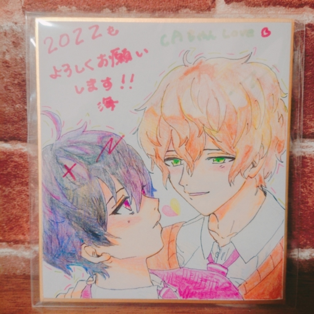 22 Caちゃん色紙 Clockmilk Booth