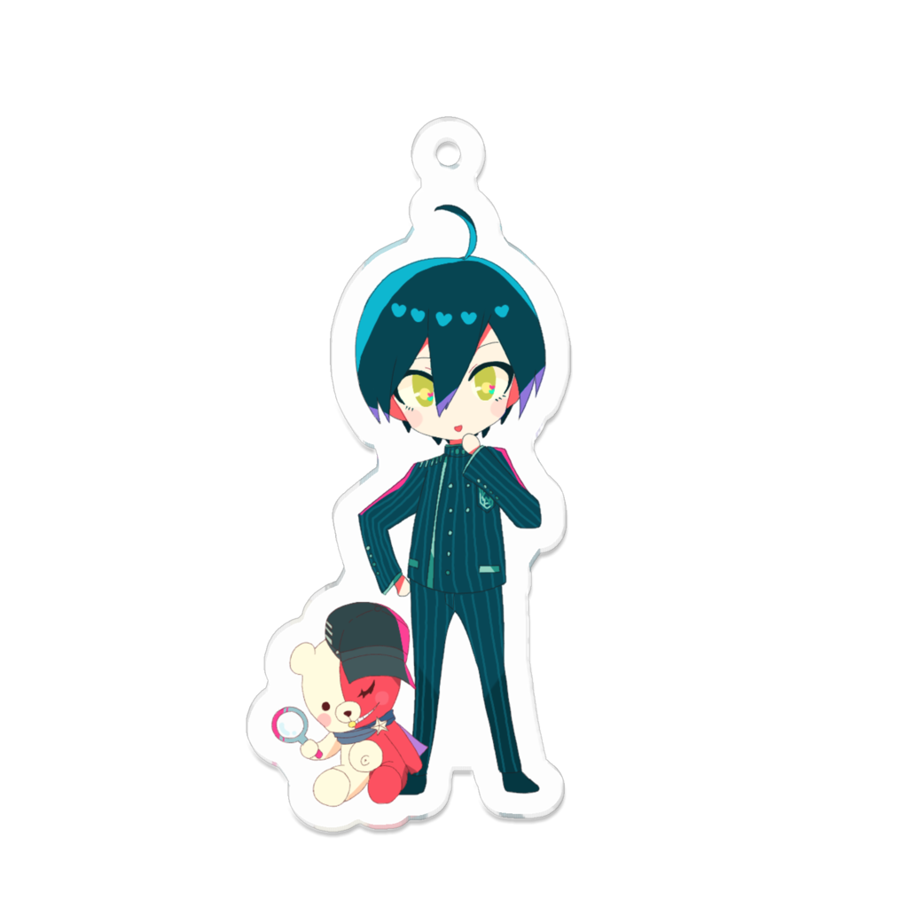 ダンガンロンパ 最原終一 アクリルラバーキーホルダー LB限定 C-3】ダンガンロンパ 最原終一 アクリルラバーキーホルダー LB