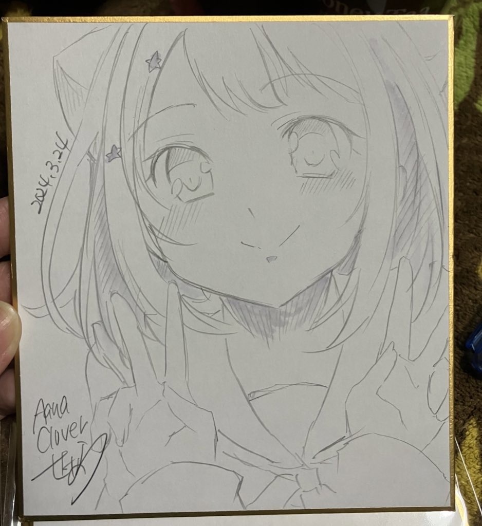 香澄ちゃん色紙