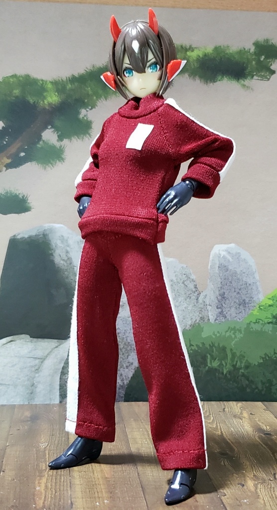 1/12フィギュア用 いもジャージ「みどり」「こん」「あずき」