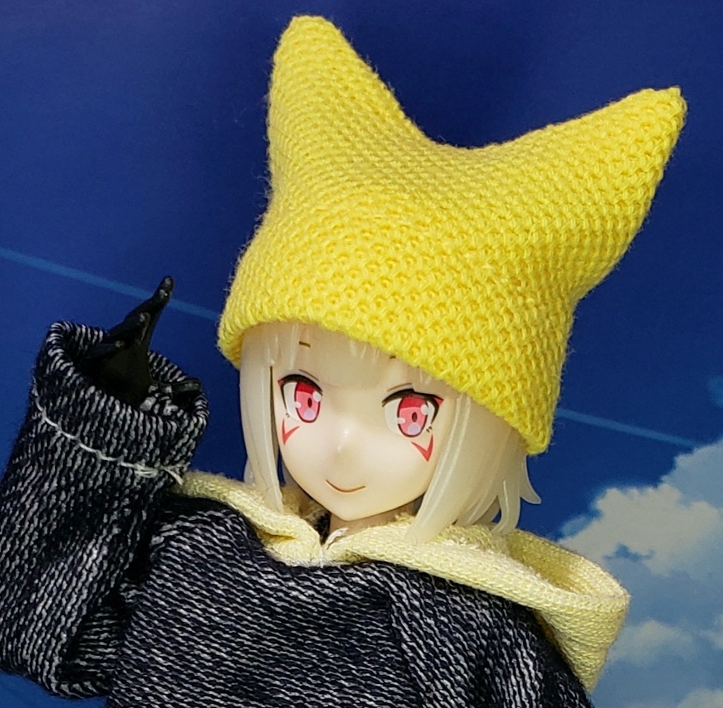 創作人形 猫耳帽子 女の子①｜