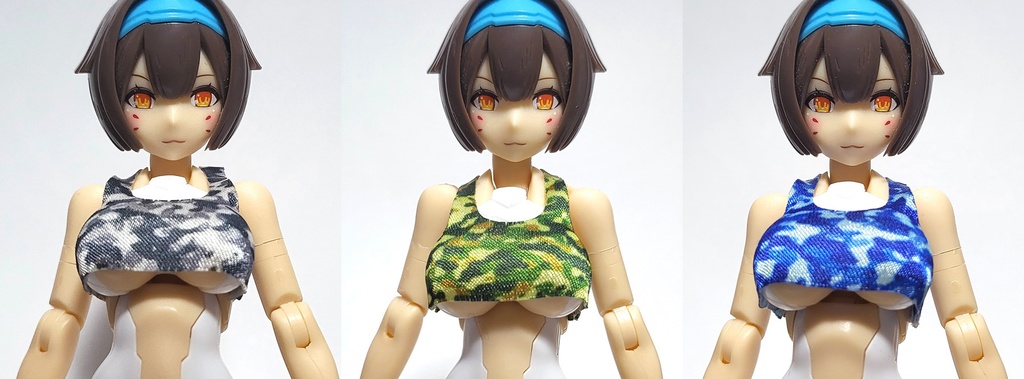 1/12フィギュア用 ストレッチインナー(新色追加)全7種