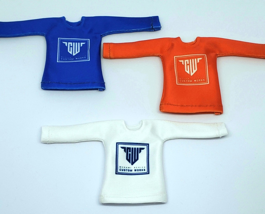 のび~るメガミシャツ(長袖) 昇華転写印刷