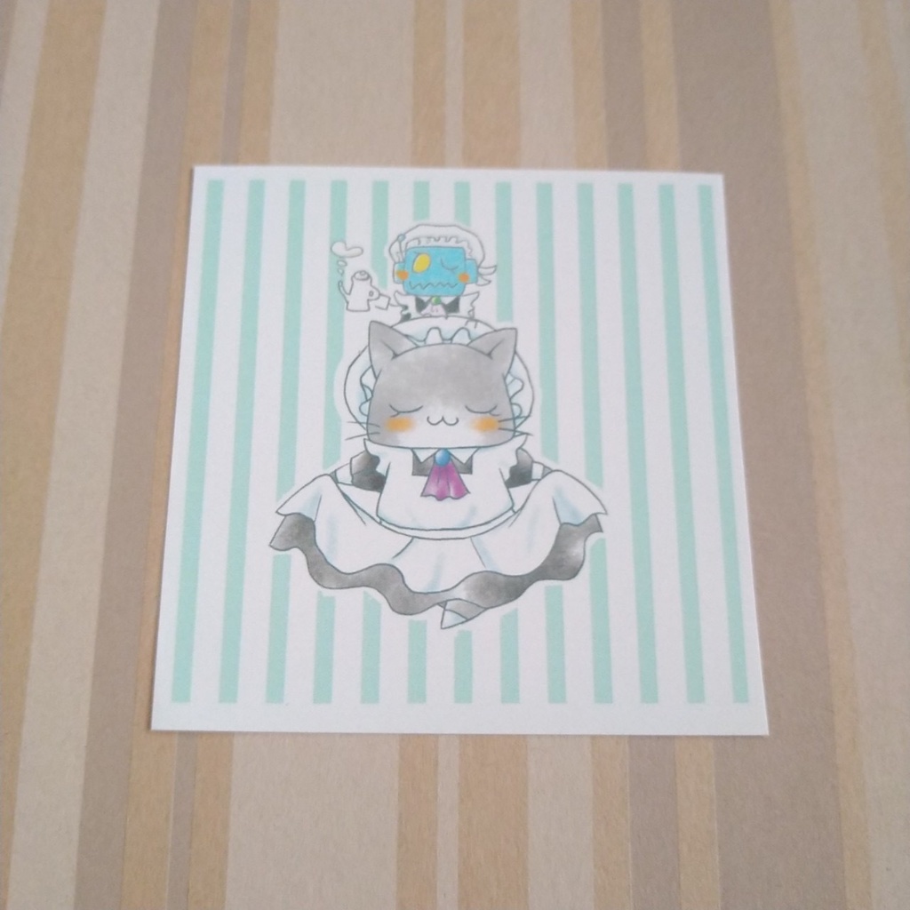 ステッカー300円、メイド2