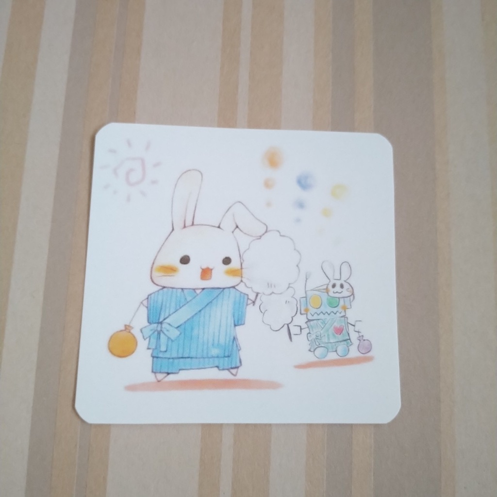 ステッカー300円、夏