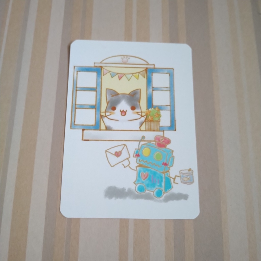 ステッカー300円、郵便