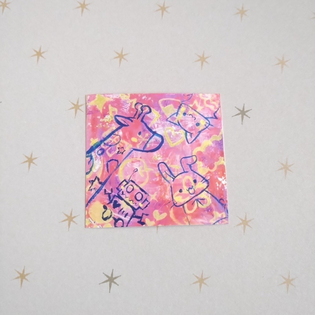 ステッカー200円、パリピ