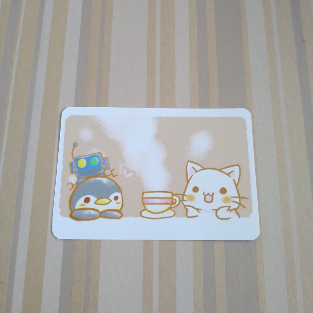 ステッカー300円、カフェタイム