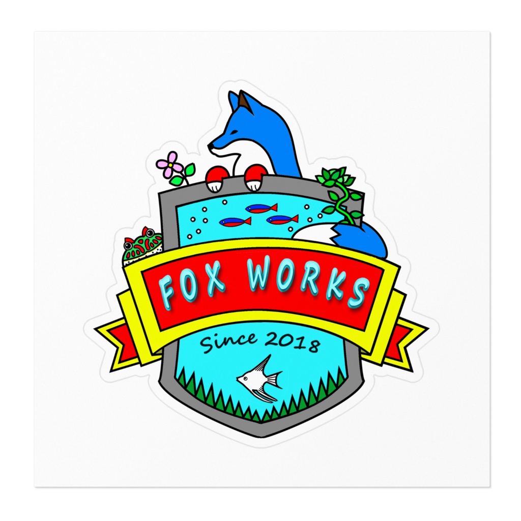 FOX WORKS ステッカー