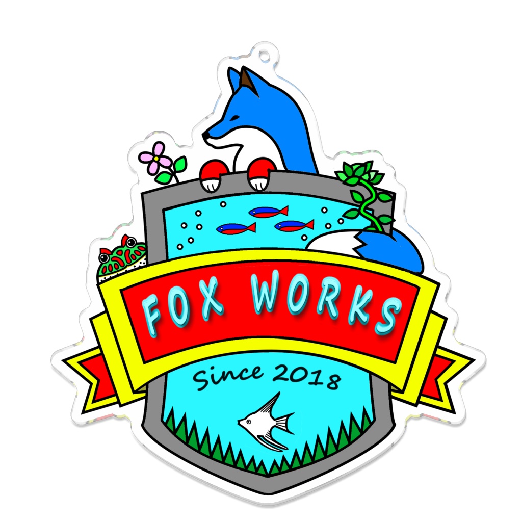 FOX WORKSアクリルキーホルダー