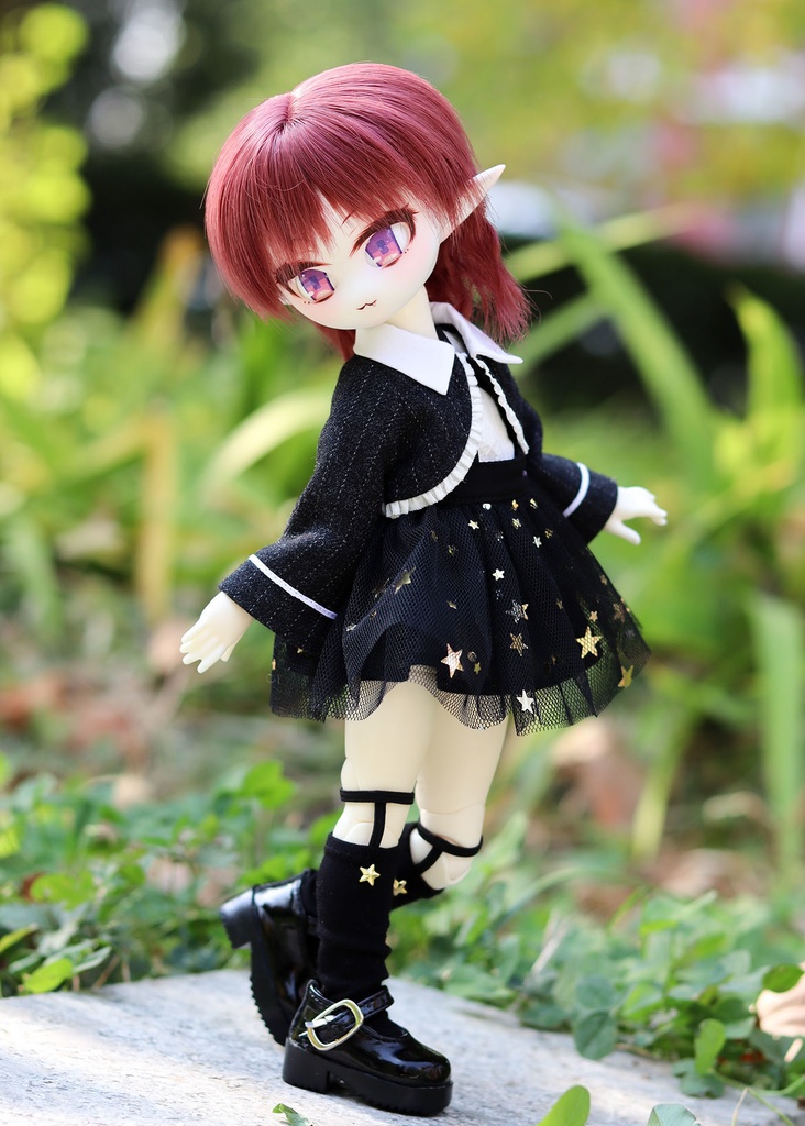 【無料配布】球体関節人形ヘッドモデルファイル スペースたん&宇宙魚